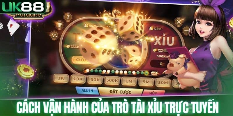 Cách vận hành của trò tài xỉu trực tuyến